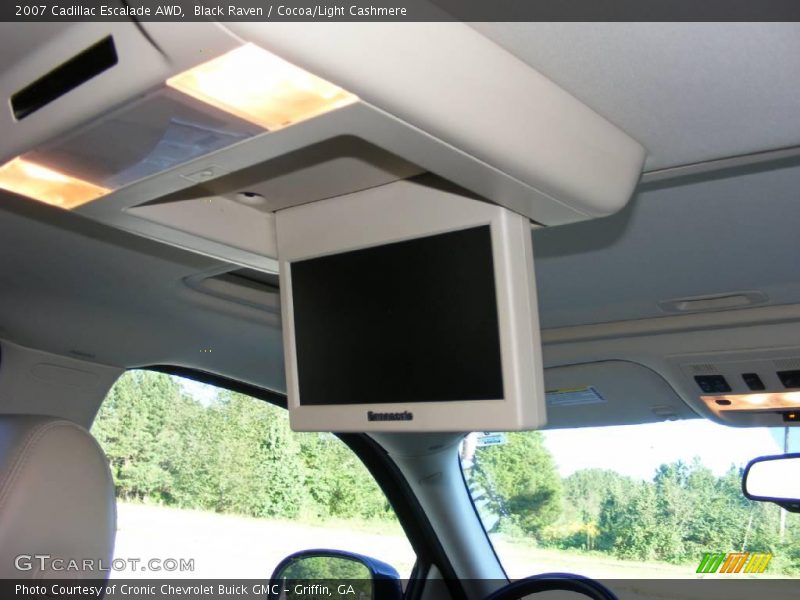 Black Raven / Cocoa/Light Cashmere 2007 Cadillac Escalade AWD