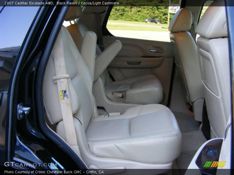 Black Raven / Cocoa/Light Cashmere 2007 Cadillac Escalade AWD