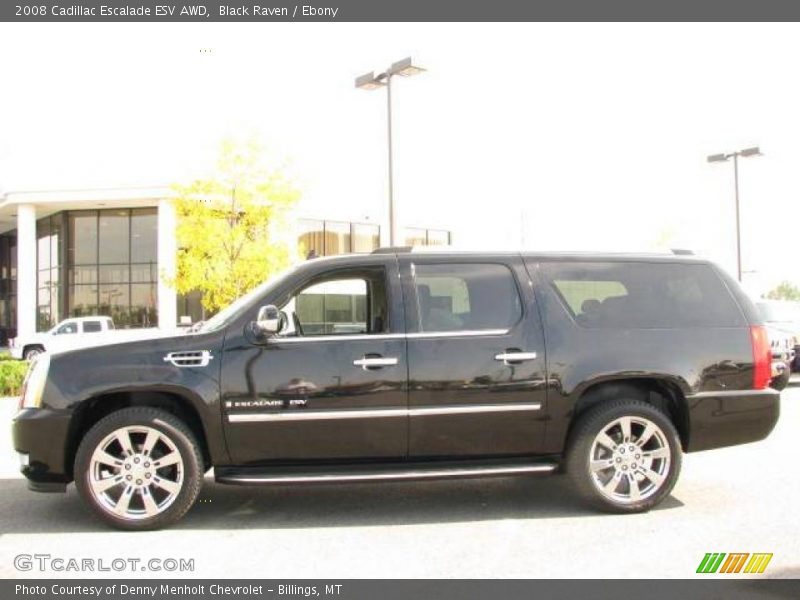 Black Raven / Ebony 2008 Cadillac Escalade ESV AWD
