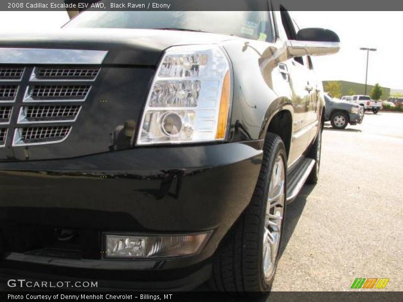Black Raven / Ebony 2008 Cadillac Escalade ESV AWD