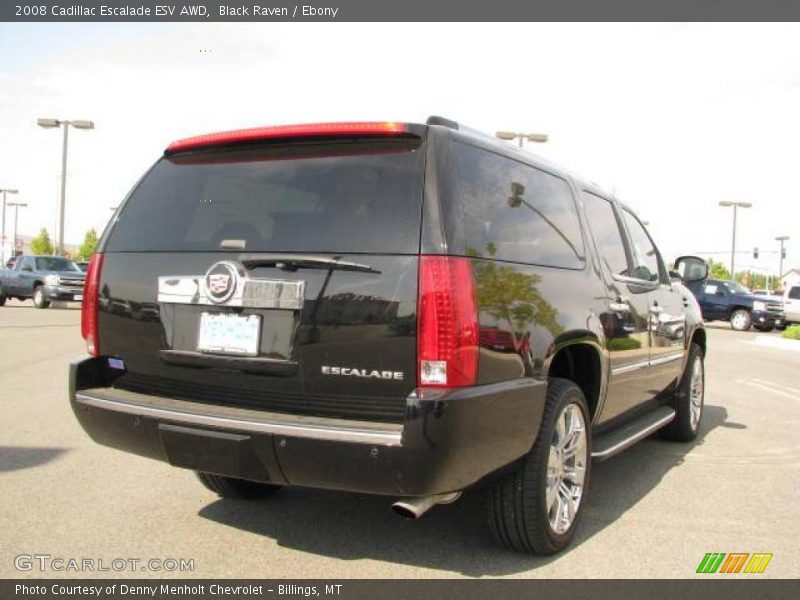Black Raven / Ebony 2008 Cadillac Escalade ESV AWD