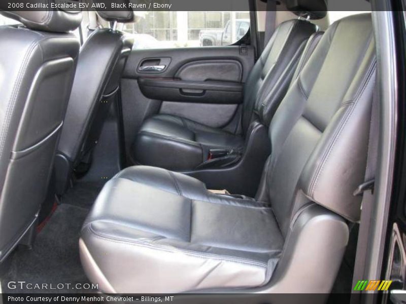 Black Raven / Ebony 2008 Cadillac Escalade ESV AWD