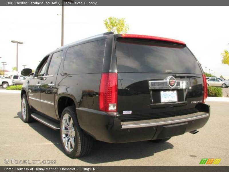 Black Raven / Ebony 2008 Cadillac Escalade ESV AWD