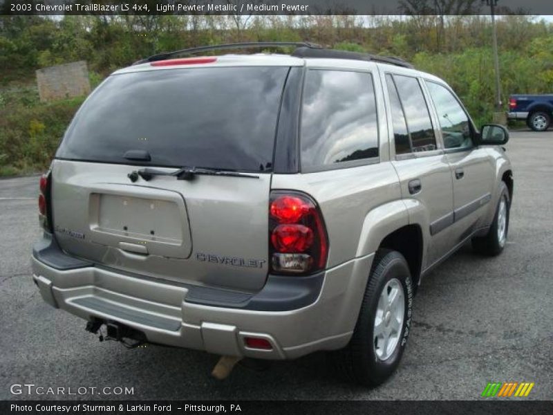 Light Pewter Metallic / Medium Pewter 2003 Chevrolet TrailBlazer LS 4x4