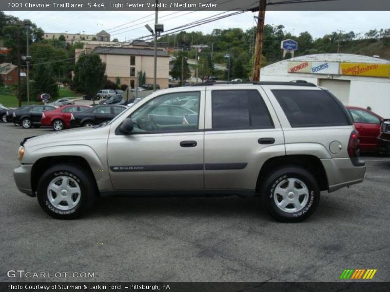 Light Pewter Metallic / Medium Pewter 2003 Chevrolet TrailBlazer LS 4x4