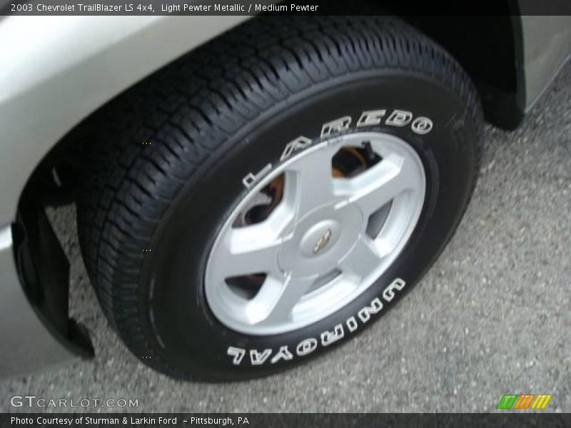 Light Pewter Metallic / Medium Pewter 2003 Chevrolet TrailBlazer LS 4x4