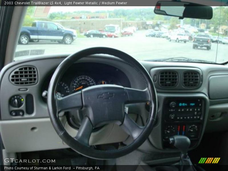 Light Pewter Metallic / Medium Pewter 2003 Chevrolet TrailBlazer LS 4x4
