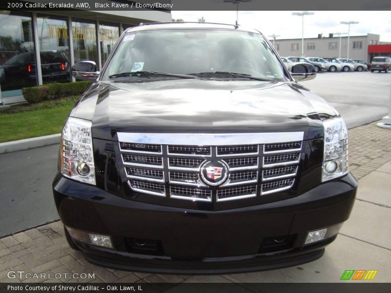 Black Raven / Ebony/Ebony 2009 Cadillac Escalade AWD