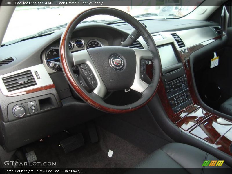 Black Raven / Ebony/Ebony 2009 Cadillac Escalade AWD