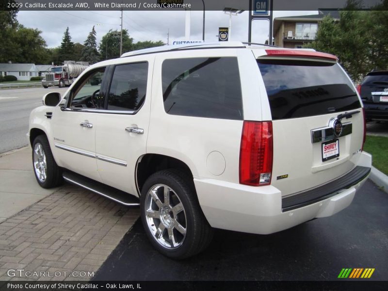 White Diamond / Cocoa/Cashmere 2009 Cadillac Escalade AWD