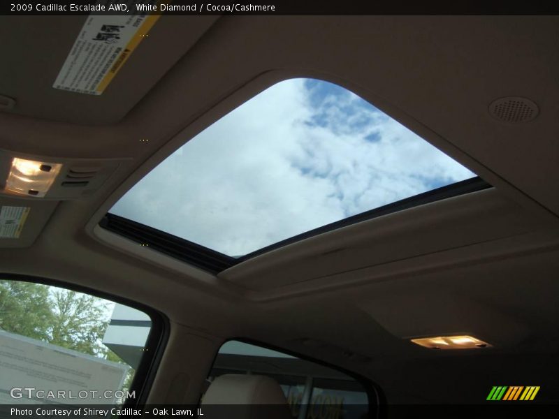 White Diamond / Cocoa/Cashmere 2009 Cadillac Escalade AWD