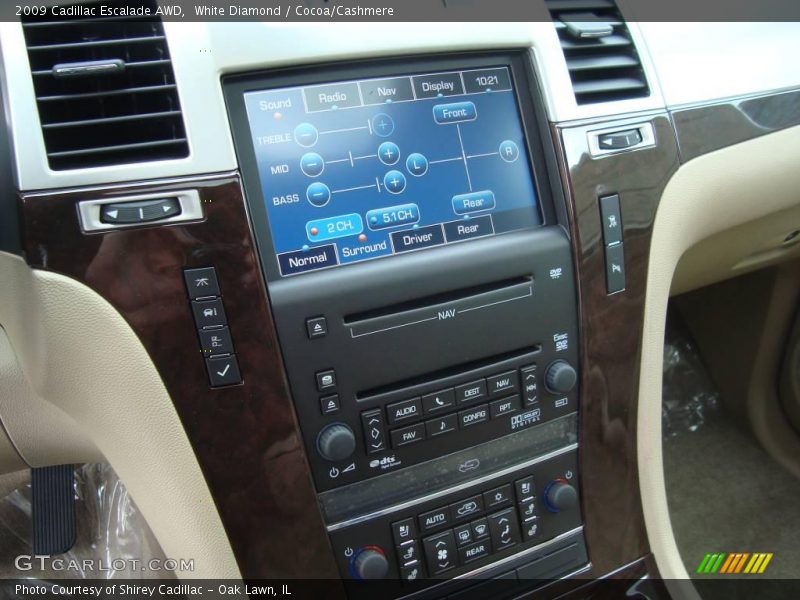 White Diamond / Cocoa/Cashmere 2009 Cadillac Escalade AWD