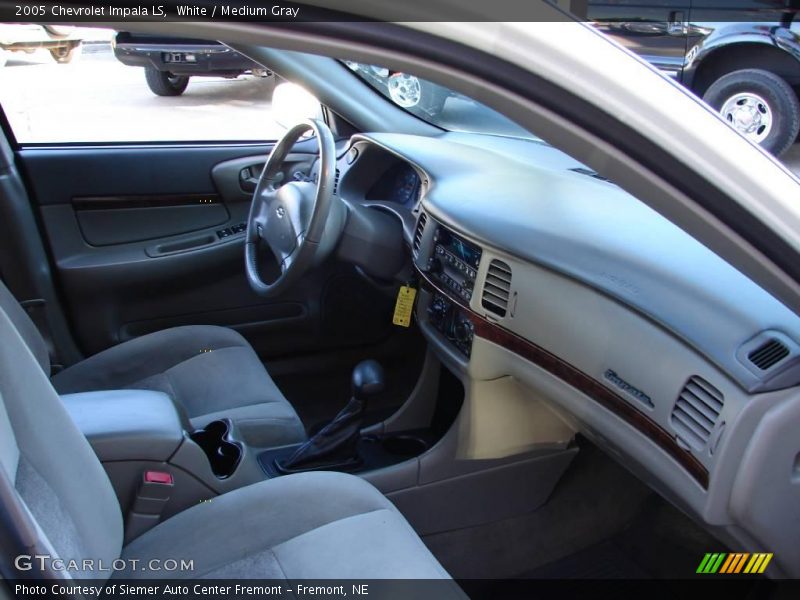 White / Medium Gray 2005 Chevrolet Impala LS