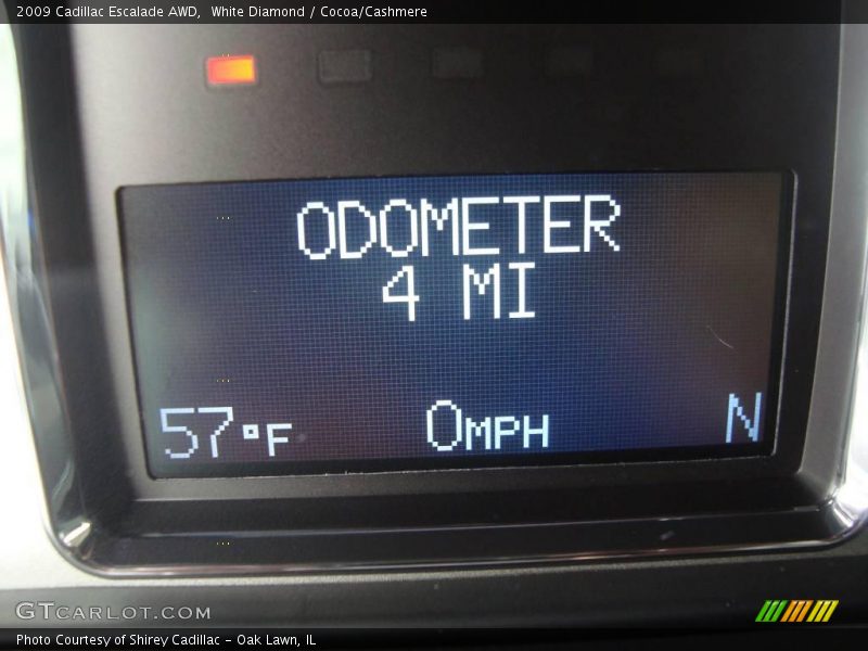 White Diamond / Cocoa/Cashmere 2009 Cadillac Escalade AWD