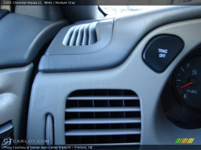 White / Medium Gray 2005 Chevrolet Impala LS
