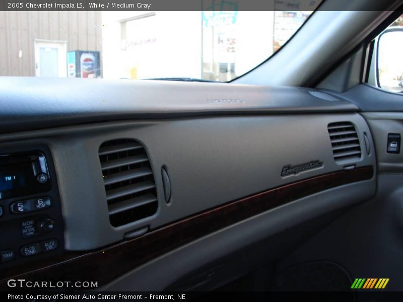 White / Medium Gray 2005 Chevrolet Impala LS