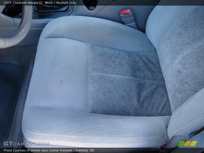White / Medium Gray 2005 Chevrolet Impala LS