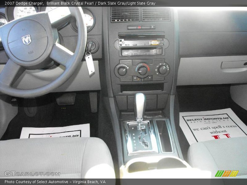 Brilliant Black Crystal Pearl / Dark Slate Gray/Light Slate Gray 2007 Dodge Charger