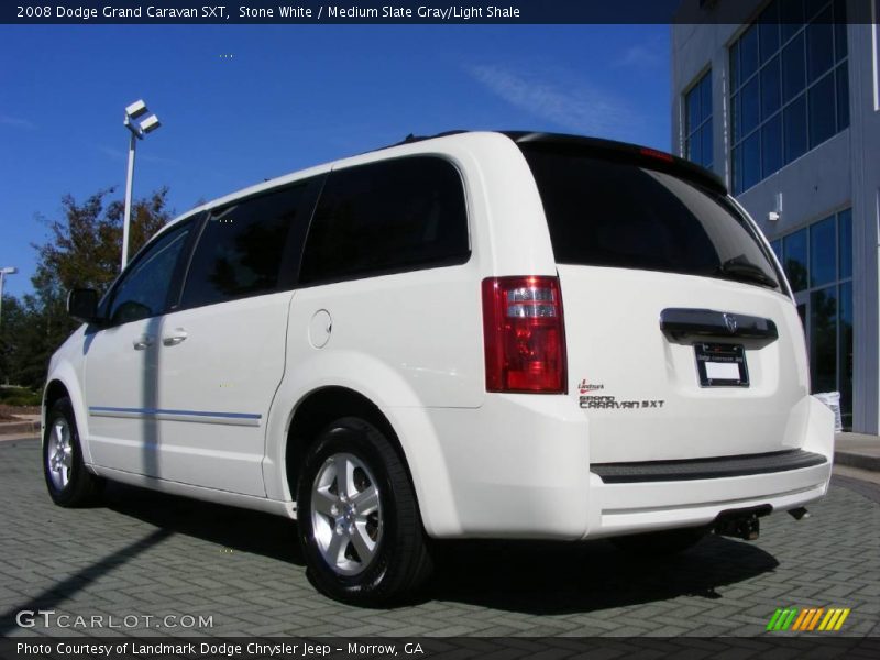 Stone White / Medium Slate Gray/Light Shale 2008 Dodge Grand Caravan SXT
