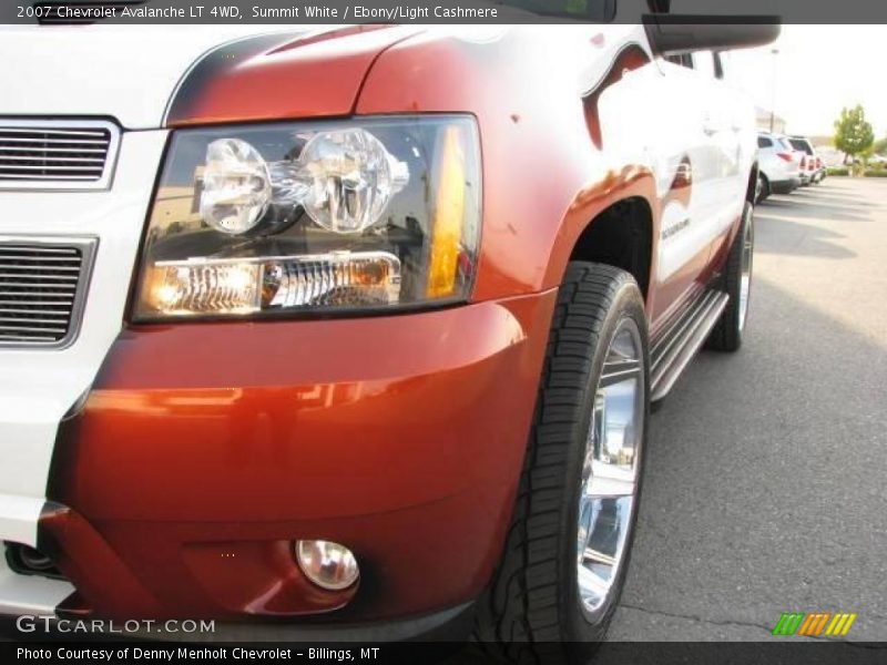 Summit White / Ebony/Light Cashmere 2007 Chevrolet Avalanche LT 4WD