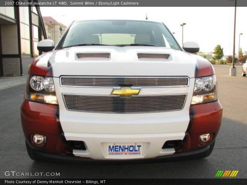 Summit White / Ebony/Light Cashmere 2007 Chevrolet Avalanche LT 4WD