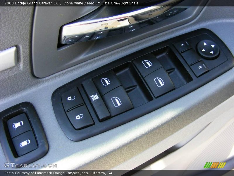 Stone White / Medium Slate Gray/Light Shale 2008 Dodge Grand Caravan SXT
