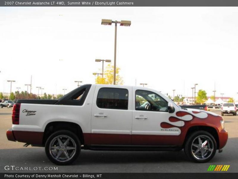 Summit White / Ebony/Light Cashmere 2007 Chevrolet Avalanche LT 4WD