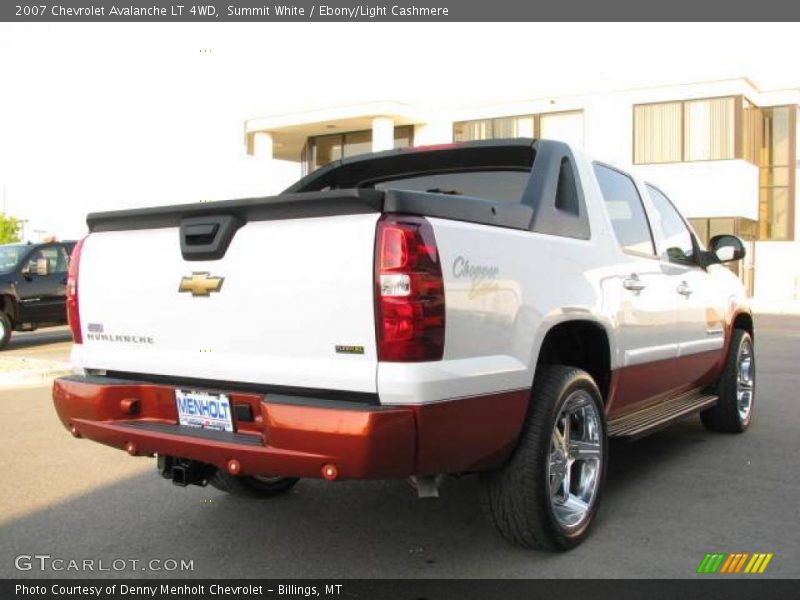 Summit White / Ebony/Light Cashmere 2007 Chevrolet Avalanche LT 4WD
