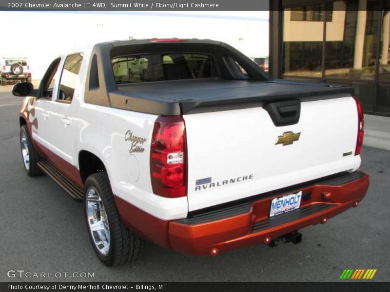 Summit White / Ebony/Light Cashmere 2007 Chevrolet Avalanche LT 4WD