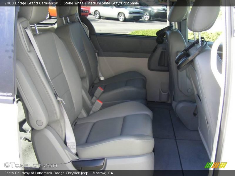 Stone White / Medium Slate Gray/Light Shale 2008 Dodge Grand Caravan SXT