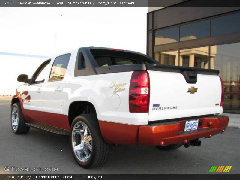 Summit White / Ebony/Light Cashmere 2007 Chevrolet Avalanche LT 4WD