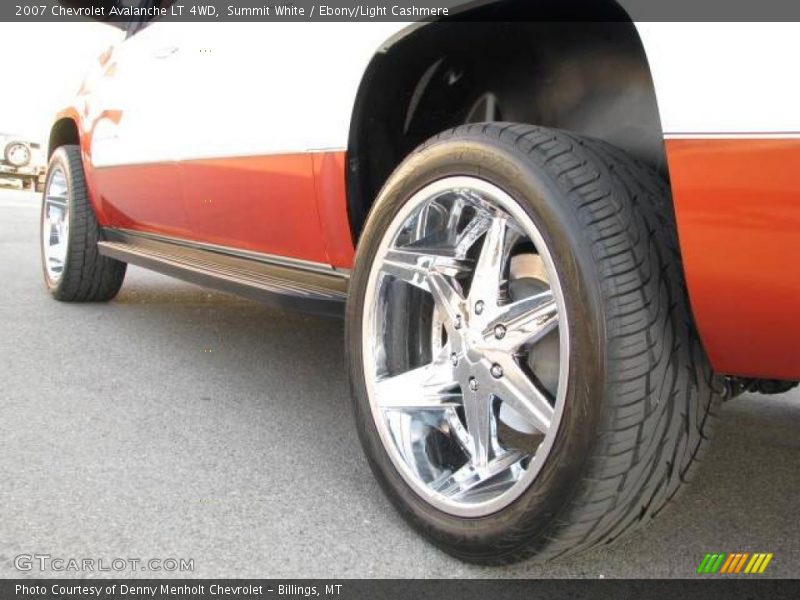Summit White / Ebony/Light Cashmere 2007 Chevrolet Avalanche LT 4WD