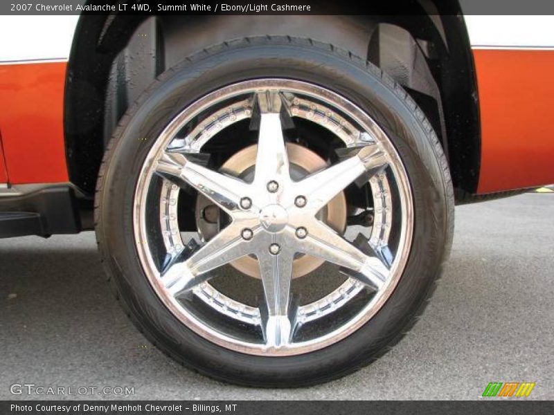 Summit White / Ebony/Light Cashmere 2007 Chevrolet Avalanche LT 4WD