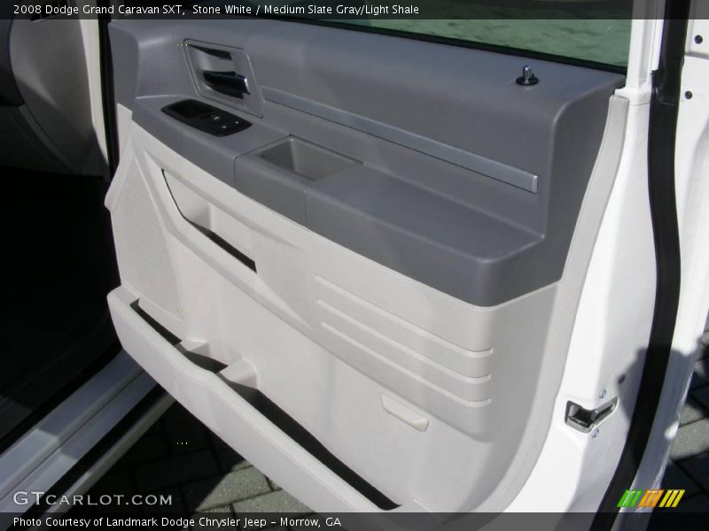 Stone White / Medium Slate Gray/Light Shale 2008 Dodge Grand Caravan SXT