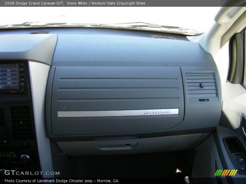 Stone White / Medium Slate Gray/Light Shale 2008 Dodge Grand Caravan SXT