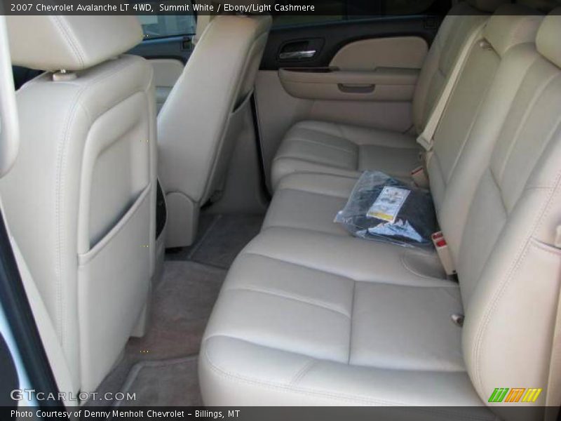 Summit White / Ebony/Light Cashmere 2007 Chevrolet Avalanche LT 4WD