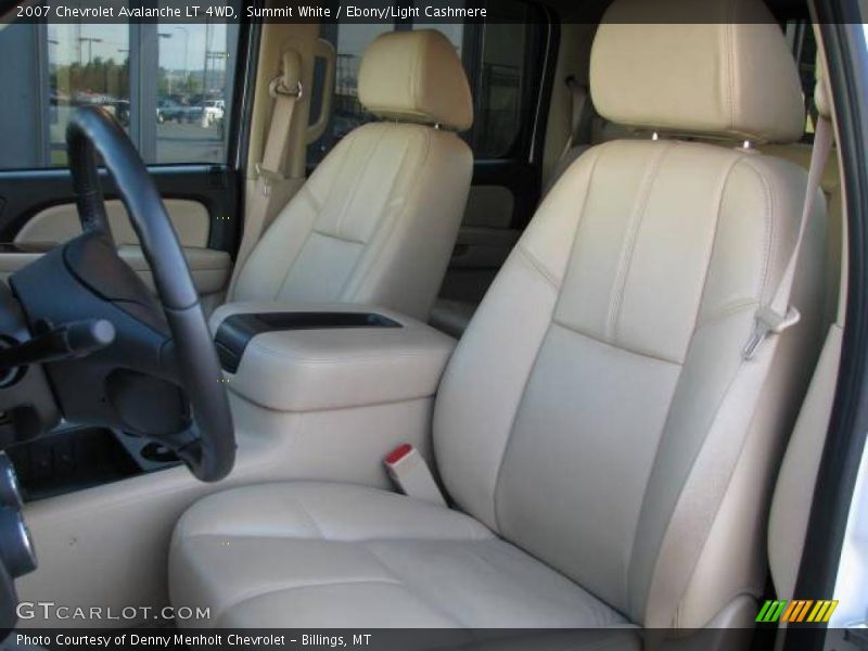 Summit White / Ebony/Light Cashmere 2007 Chevrolet Avalanche LT 4WD