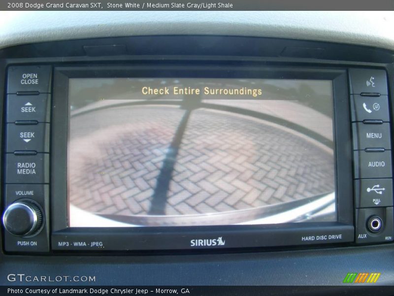 Stone White / Medium Slate Gray/Light Shale 2008 Dodge Grand Caravan SXT