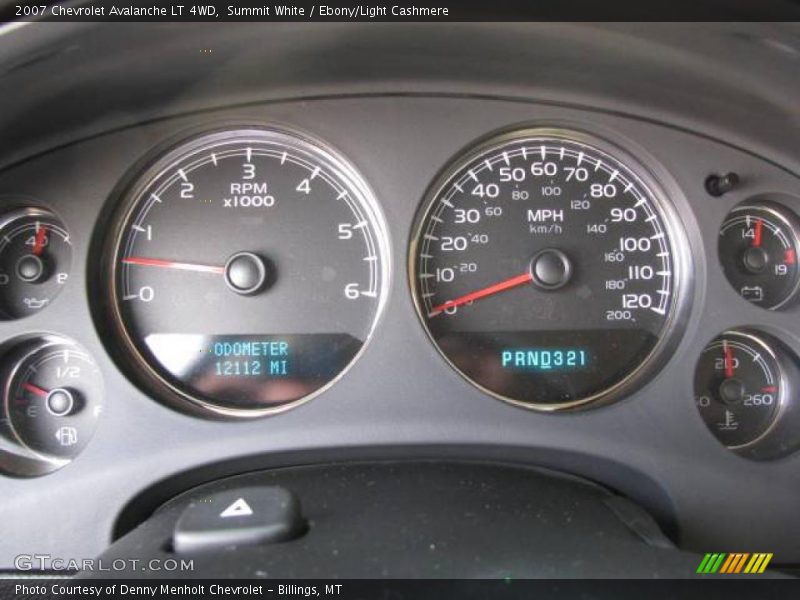 Summit White / Ebony/Light Cashmere 2007 Chevrolet Avalanche LT 4WD