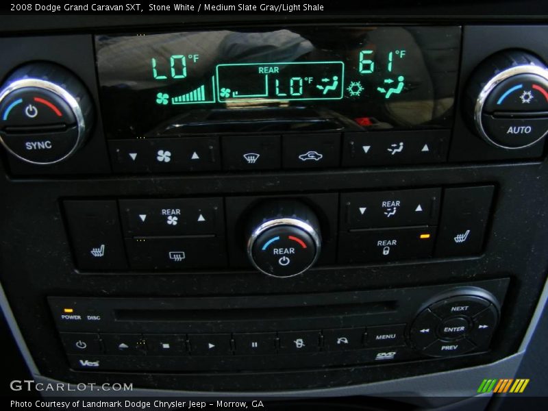 Stone White / Medium Slate Gray/Light Shale 2008 Dodge Grand Caravan SXT