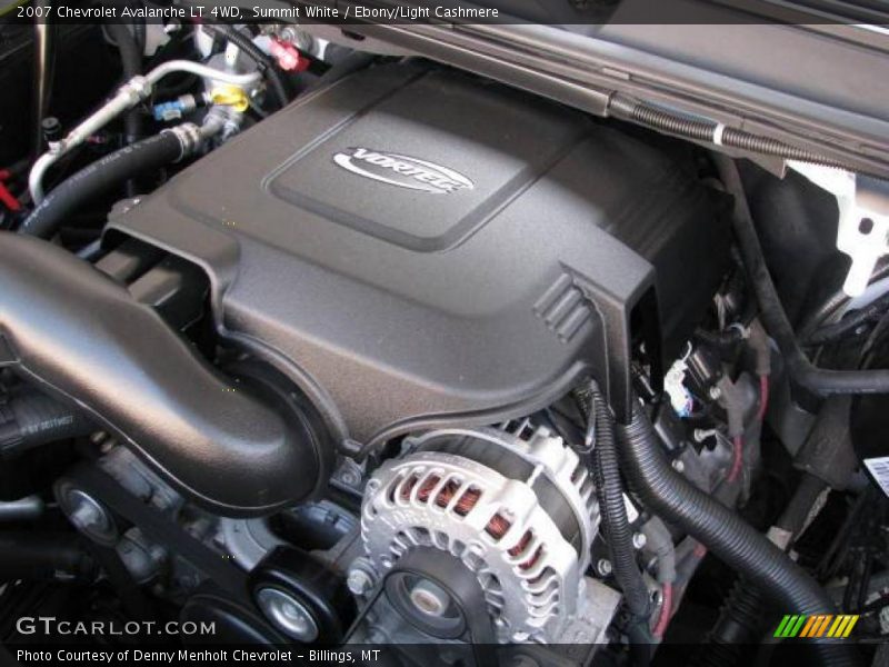 Summit White / Ebony/Light Cashmere 2007 Chevrolet Avalanche LT 4WD