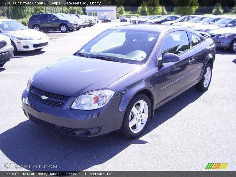 Slate Metallic / Ebony 2008 Chevrolet Cobalt LT Coupe