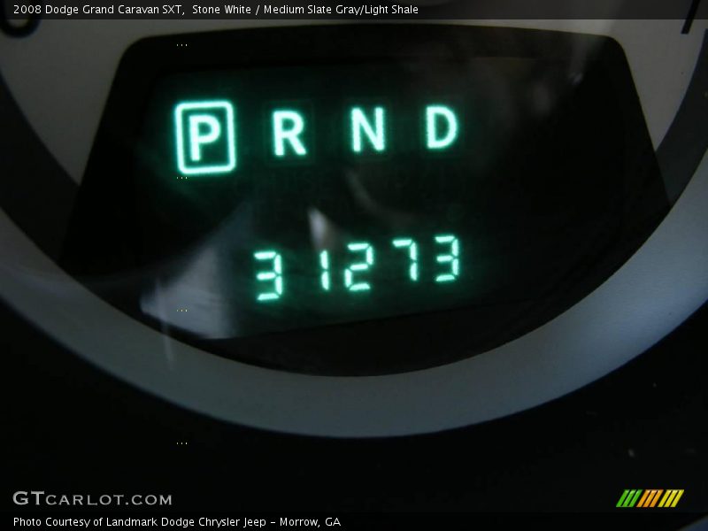 Stone White / Medium Slate Gray/Light Shale 2008 Dodge Grand Caravan SXT