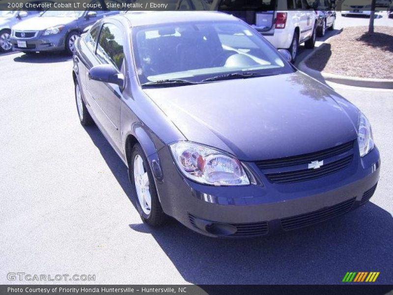 Slate Metallic / Ebony 2008 Chevrolet Cobalt LT Coupe