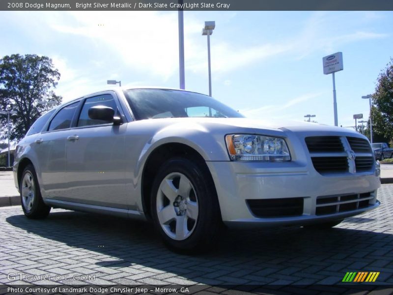 Bright Silver Metallic / Dark Slate Gray/Light Slate Gray 2008 Dodge Magnum