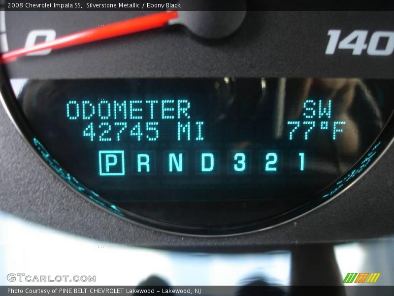Silverstone Metallic / Ebony Black 2008 Chevrolet Impala SS