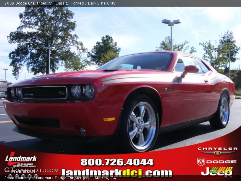 TorRed / Dark Slate Gray 2009 Dodge Challenger R/T Classic
