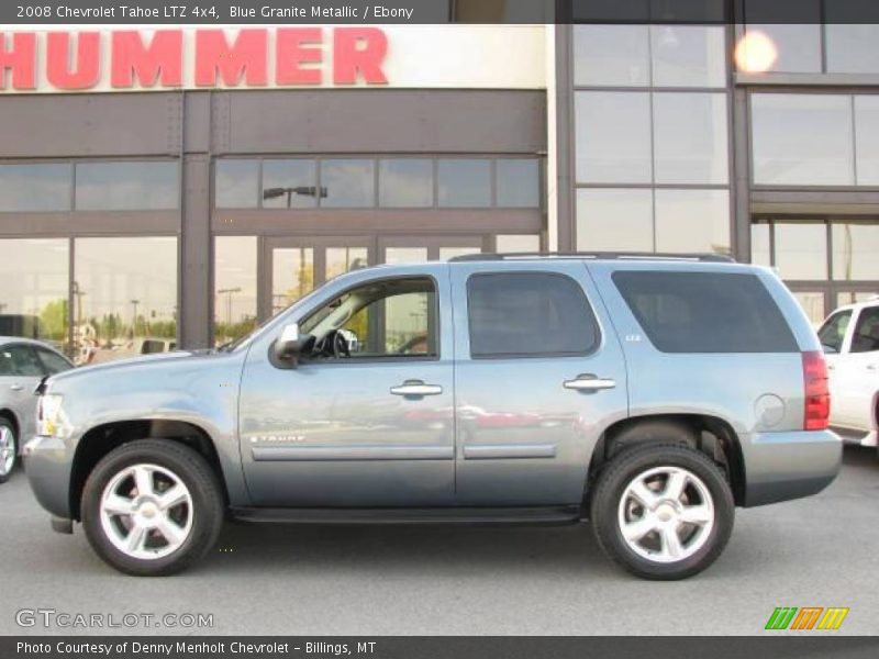 Blue Granite Metallic / Ebony 2008 Chevrolet Tahoe LTZ 4x4
