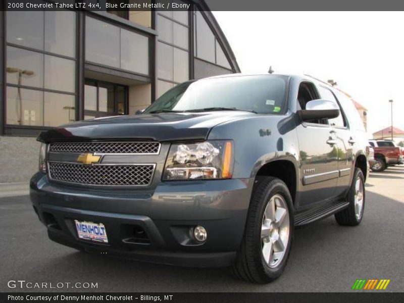 Blue Granite Metallic / Ebony 2008 Chevrolet Tahoe LTZ 4x4