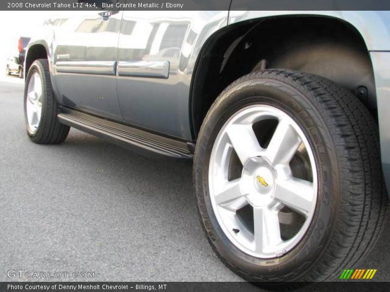Blue Granite Metallic / Ebony 2008 Chevrolet Tahoe LTZ 4x4
